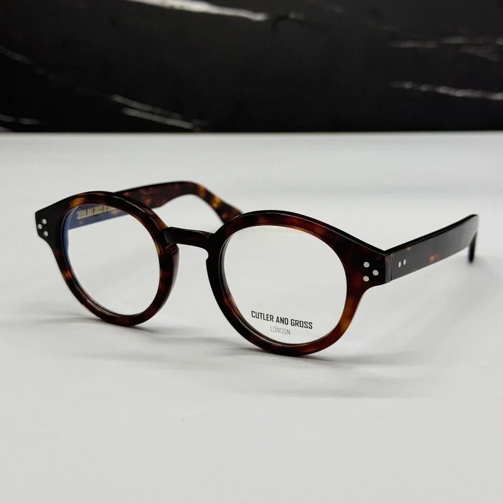 NEW CUTLER AND GROSS CG1291V2 002 EYEGLASSES HAVANA UNISEX EYEWEAR
